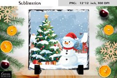 Christmas Cartoon Snowman|Cute Slate Design Product Image 1