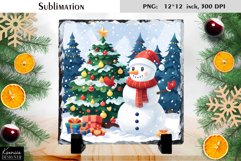 Christmas Cartoon Snowman|Cute Slate Design Product Image 1