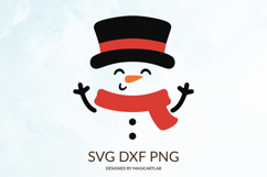 Christmas Snowman SVG|Snowman Clipart Product Image 1