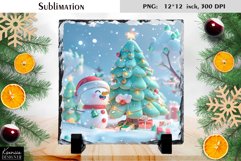 Christmas Cartoon Snowman|Cute Slate Design Product Image 1