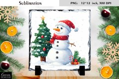 Christmas Cartoon Snowman|Cute Slate Design Product Image 1