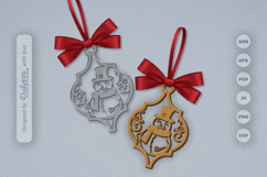 Snowman Arabesque Hanging Ornament Product Image 2