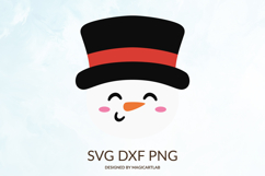 Christmas Snowman SVG|Snowman Clipart Product Image 1