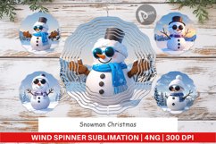 Wind Spinner Snowman Christmas Product Image 1