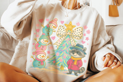 Merry Christmas PNG, Christmas Tree Coquette PNG, Holiday Product Image 2