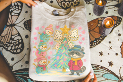Merry Christmas PNG, Christmas Tree Coquette PNG, Holiday Product Image 3