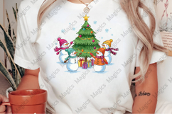 Snowman Christmas Tree PNG Product Image 2