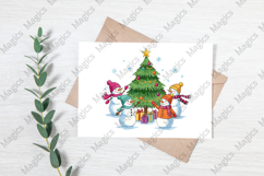 Snowman Christmas Tree PNG Product Image 3