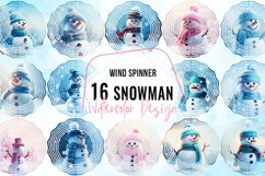 Snowman Christmas Wind Spinner Product Image 1