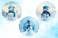 Snowman Christmas Wind Spinner Product Image 4