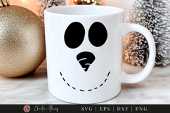 Snowman Face SVG PNG EPS DXF Product Image 1