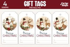 snowman gift tags