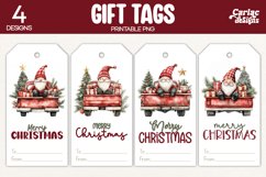 snowman gift tags