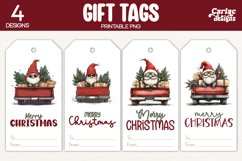 snowman gift tags