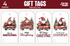 snowman gift tags