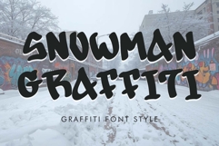 Snowman Graffiti Product Image 1