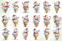Snowman Ice Cream Sublimation Product Image 5