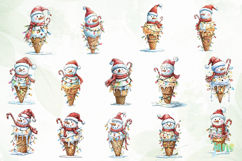 Snowman Ice Cream Sublimation Product Image 7