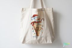 Snowman Ice Cream Sublimation Product Image 3