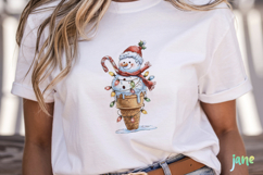 Snowman Ice Cream Sublimation Product Image 5