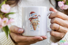 Snowman Ice Cream Sublimation Product Image 4