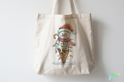 Snowman Ice Cream Sublimation Product Image 3