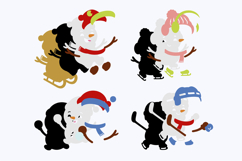 Cute Snowman 3D SVG Product Image 3