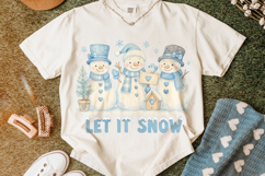 Christmas Snowman PNG, Winter PNG, Holiday PNG, Let it Snow Product Image 5