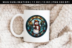 Snowman 11oz, 15oz Mug Sublimation PNG Design Product Image 4