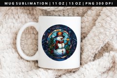Snowman 11oz, 15oz Mug Sublimation PNG Design Product Image 6