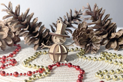 Snowman Christmas Ornament - Laser Cut File, SVG 3d Product Image 4