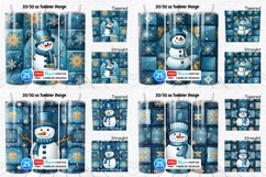 Snowman Quilt Tumbler Bundle Product Image 5