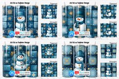 Snowman Quilt Tumbler Bundle Product Image 4