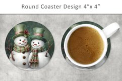 Christmas Coaster, Snowman coaster Product Image 1