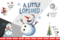 Snowman Shenanigans Clipart Product Image 1