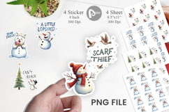 Snowman Shenanigans Sticker Product Image 1