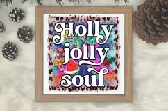 Holly jolly soul Sublimation, Christmas PNG Product Image 2
