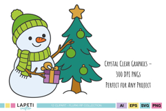 holiday snowman png graphics for sublimation projects