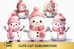 15 png pink christmas clipart Sublimation Bundle Product Image 12