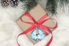 Spread The Christmas Joy Ornament | Snowman Ornament Print Product Image 2