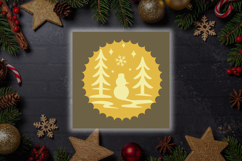 Snowman Christmas Shadow Box Product Image 1