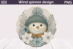 Christmas Wind Spinner | Snowman Floral Wind Spinner Product Image 1