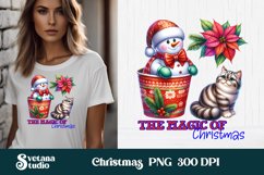 Christmas snowman sublimation | Christmas PNG design Product Image 1