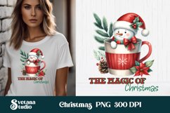 Christmas snowman sublimation | Christmas PNG design Product Image 1