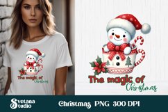 Christmas snowman sublimation | Christmas PNG design Product Image 1
