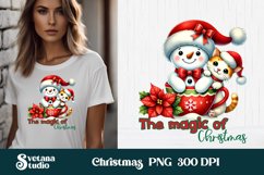 Christmas snowman sublimation | Christmas PNG design Product Image 1
