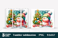 Christmas tumbler bundle | Christmas snowman tumbler Product Image 5
