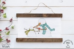 Snowmen forming a heart with their hands wall art. Ideal for the Christmas crafting projects