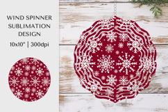 Winter Wind Spinner Sublimation. Christmas Spinner Design 07 Product Image 1