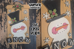 Snow Sign Laser SVG Product Image 1